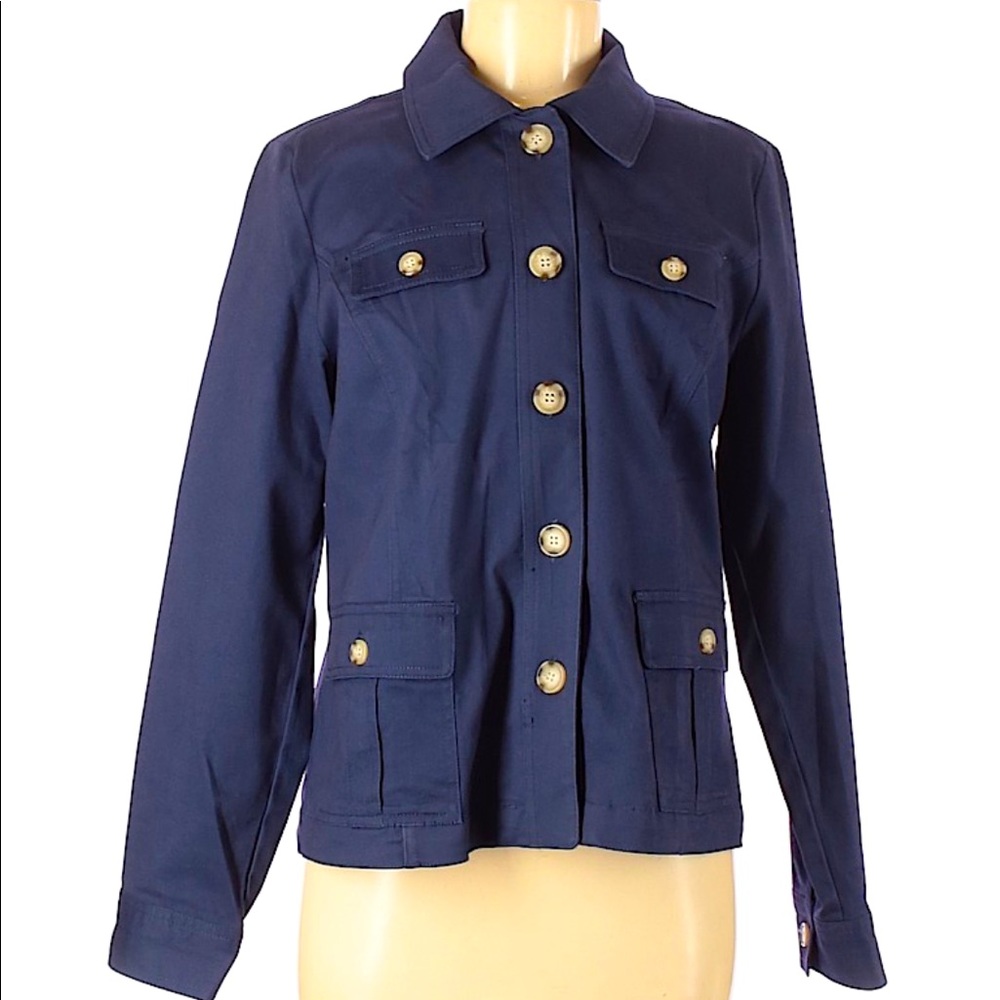 SOLD Appleseed’s Cotton Navy Chore Jacket